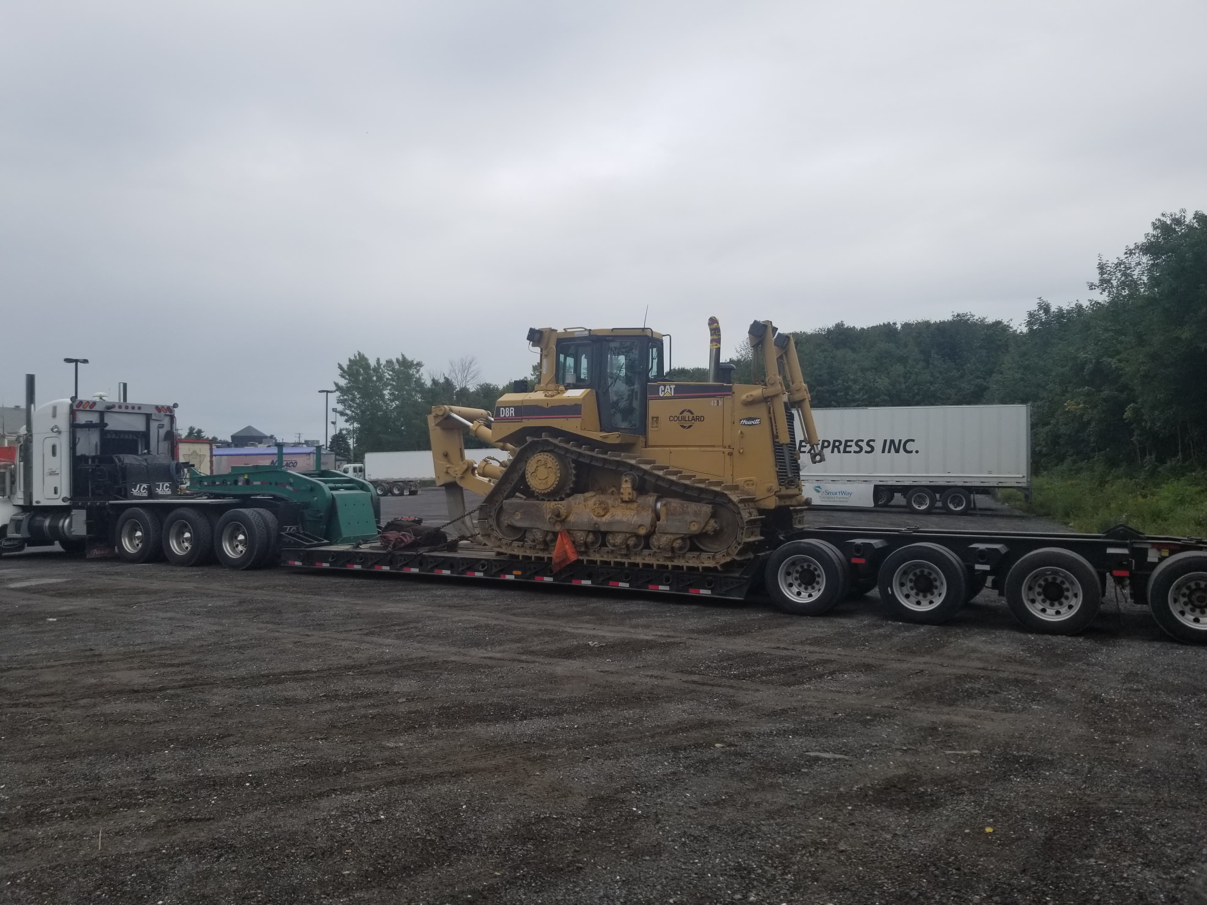 CAT D8 dozer transport in San Antonio