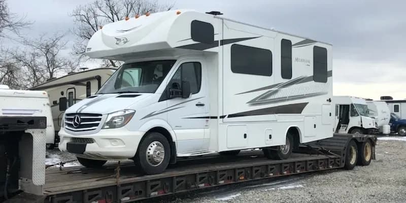 Heavy haul trailer options prepared for dispatch